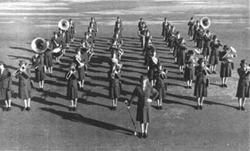 Women Reserve Band during WWII